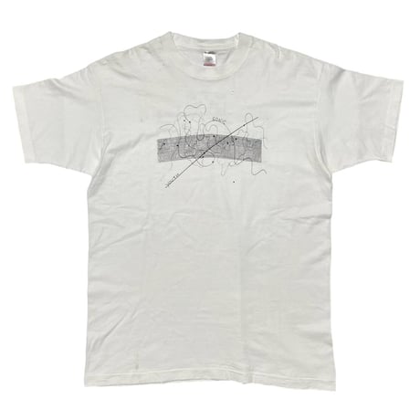SONIC YOUTH 1993 STOCKHAUSEN WHITE FRUIT OF THE LOOM XL 7175