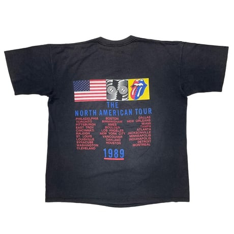 ROLLING STONES THE NORTH AMERICAN TOUR 1989 FITS XL 0914