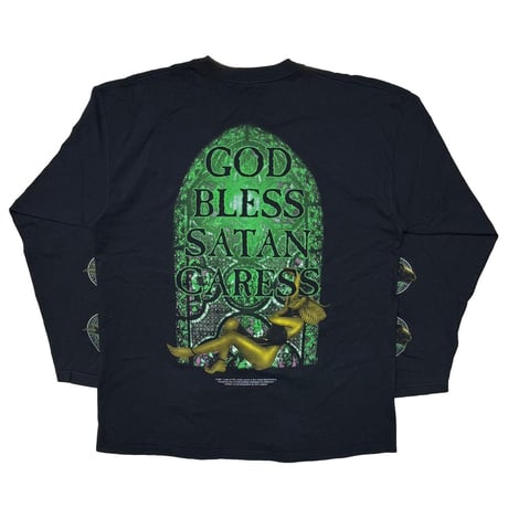 CRADLE OF FILTH GOD BLESS SATAN CARESS LS FRUIT OF THE LOOM XL 7878