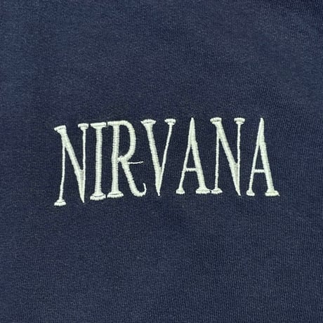 NIRVANA MEMBERS SWEAT HOODIE BOOTLEG NAVY EURO XL 9334