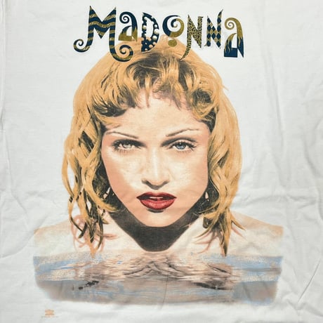 MADONNA 1993 THE GIRLIE SHOW WHITE BRIGHT GREEN LARGE 3825