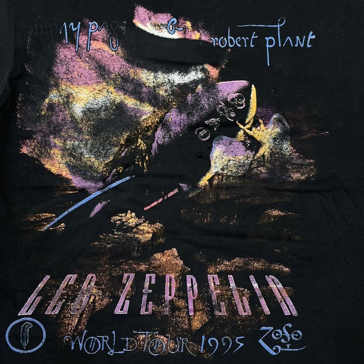 LED ZEPPELIN jimmy page & robert plant WORLD TO