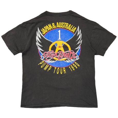 AEROSMITH AERO FORCE ONE PUMP TOUR 1990 BROCKUM LARGE 8636