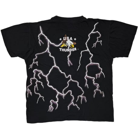 USA THUNDER SKULL & SNAKE FOREVER FREE BLACK LARGE 7682