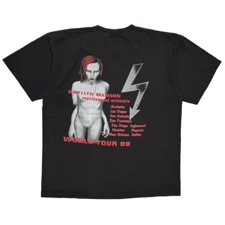 MARILYIN MANSON WORLD TOUR 99 MECHANICAL ANIMALS XL 5524
