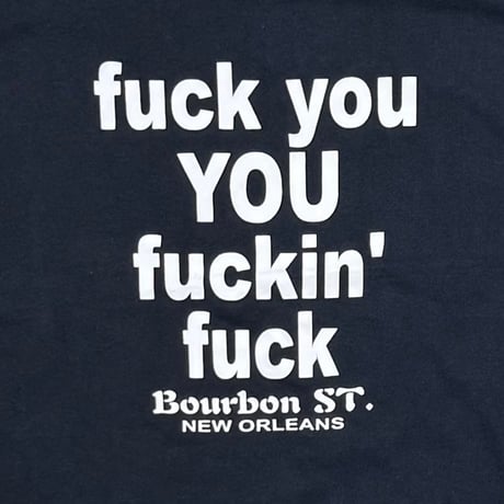 OLD & VINTAGE FUCK YOU YOU FUCKIN' FUCK FRUIT OF THE LOOM XL 3835