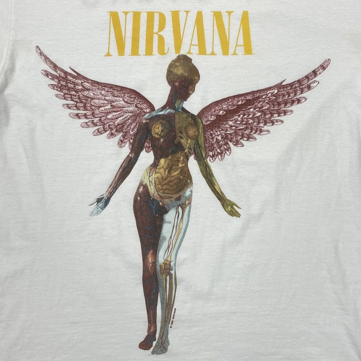 NIRVANA IN UTERO 1993 WILD OATS XL 7642 | great