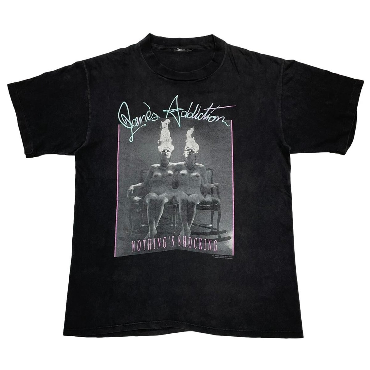 Jane's Addiction ビンテージ バンド tシャツ 1988 80s Jane's Addiction Rare Vintage 80s XXX Records T-shirt Size