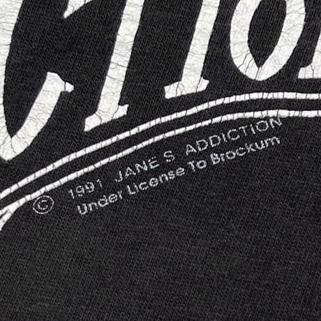 JANE'S ADDICTIION 1991 WING LOGO THE QUALITY MERCY FITS XL 9610