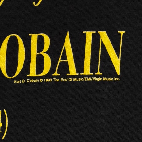 NIRVANA KURT COBAIN MTV UNPLUGGED THE SUN IS GONE giant XL 9989