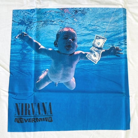 NIRVANA DEAD STOCK NEVERMIND WHITE XL 7088