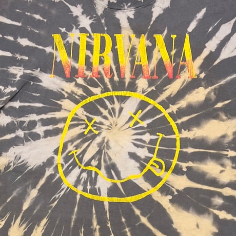 NIRVANA SMILE BOOTLEG GREY TIE DYE XL 9110