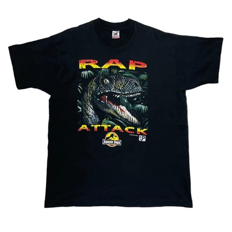 JURASSIC PARK 1993 RAP ATACK MOVIE PROMO FRUIT OF THE LOOM XL 3718