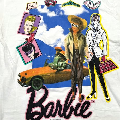 BARBIE 1991 DOLL TEE WHITE OSFA FITS XL 6936