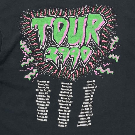 THE CRAMPS STAY SIC TOUR 1990 FRUIT OF THE LOOM XL 5535