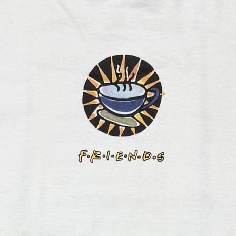 FRIENDS COFFEE HOUSE DRINKS WHITE WARNER BROS XXL FITS XL 1479