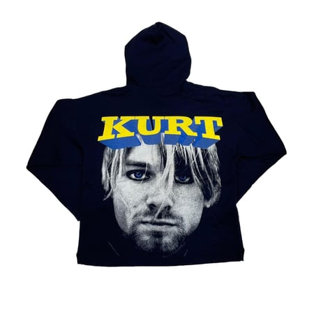 NIRVANA KURT COBAIN MEMORIAL BOOTLEG HOODIE MADE IN ITALY XL 1417
