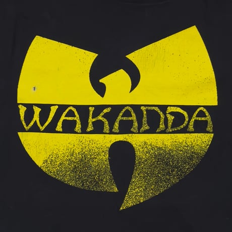 WU-TANG CLAN × MARVEL BLACK PANTHER WAKANDA WU-TANG LOGO LS XL 4040