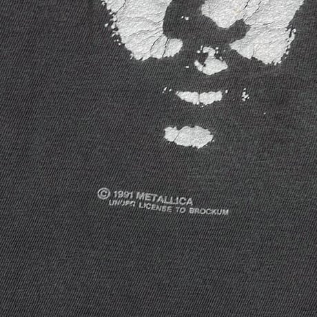 METALLICA 1991 TOUR MEMBER 4 FACES DOUBLE SIDE FITS XL 8122
