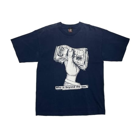 RAGE AGAINST THE MACHINE WHO IS BEYOND THE LAW NORTH AMERICAN TOUR 1997 NAVY GIANT XL 1111