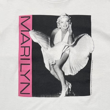 MARILYN MONROE 1990 "MARILYN" PORTRAIT WHITE FITS XL 4943