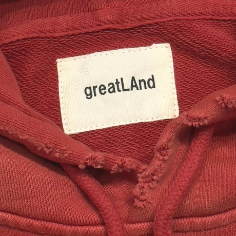 greatLAnd ORIGINAL CLUNKERS HOODIE RED PAINTED