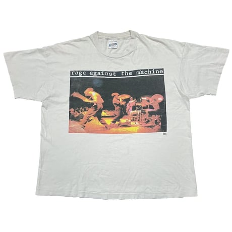 RAGE AGAINST THE MACHINE PORTRAIT BACK MOLOTOV WHITE SCREEN STARS XL 5861