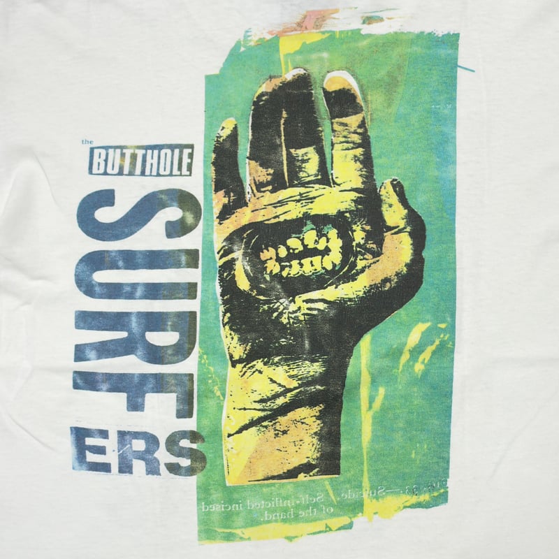 BUTTHOLE SURFERS HAND EYE WHITE GIANT BY TEEJAY