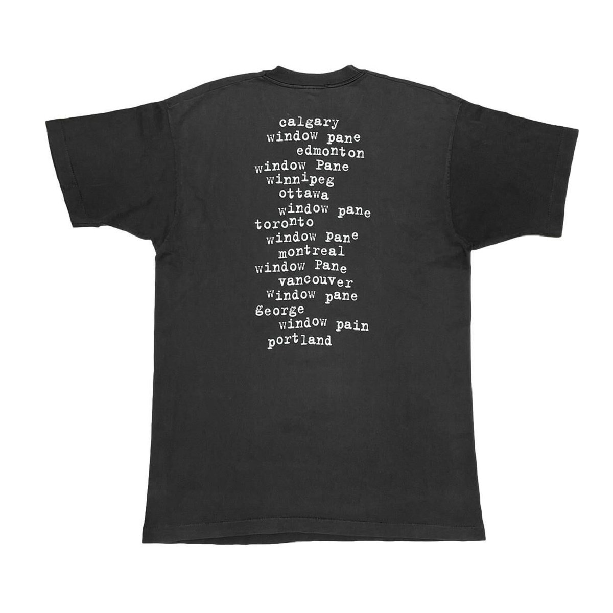 PEARL JAM WINDOW PANE TEE FRUIT OF THE LOOM XL