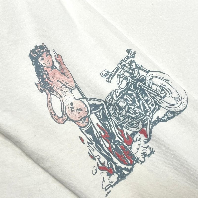 DENNIS RODMAN TATTOO LS TEE WHITE MEDIUM 0845 |