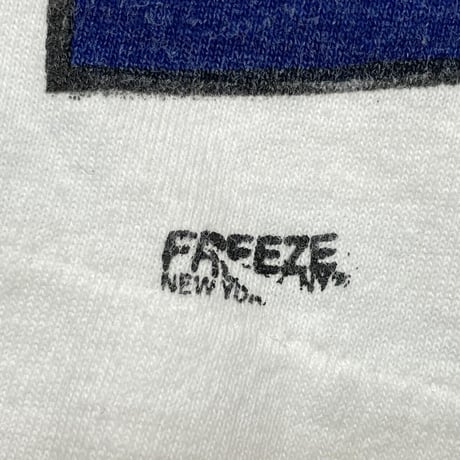 [MORE SALE] OLD&VINTAGE TRUST ME FREEZE 90s SMILE MULTI TEE WHITE ANVIL LARGE 7499