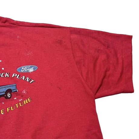 Ford 3CREW FORD MICHIGAN TRUCK PLANT RED FRUIT OF THE LOOM XL 3494