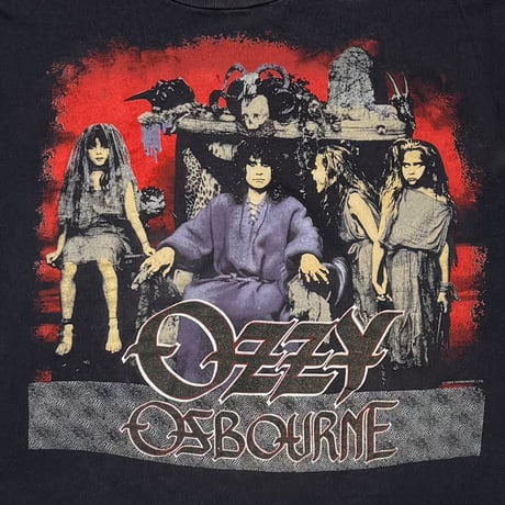 OZZY OSBOURNE NO REST FOR THE WICKED TOUR 88-89 HANES XL 8417
