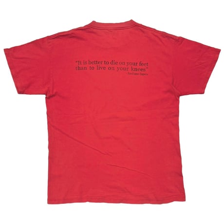 RAGE AGAINST THE MACHINE EMILIANO ZEPATA RED FITS XL 4088