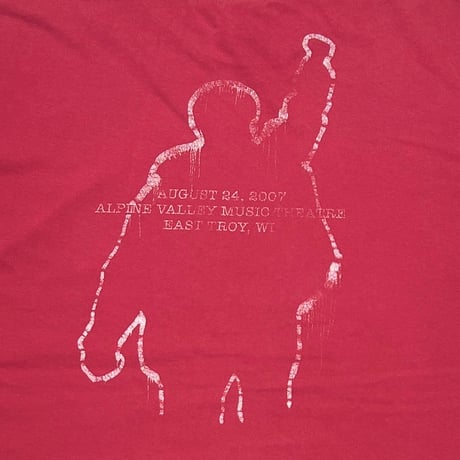 RAGE AGAINST THE MACHINE 2007 BATTLE OF ALPINE VALLEY RED TENNESSEE RIVER XL 1389