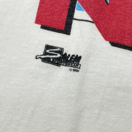 MICHAEL JORDAN 1991 DOUBLESIDE SKY BOX TEE WHITE LARGE 6211