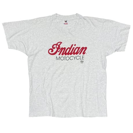 Indian MOTORCYCLE 1992 LOGO ASH GREY FRUIT OF THE LOOM XL 6784