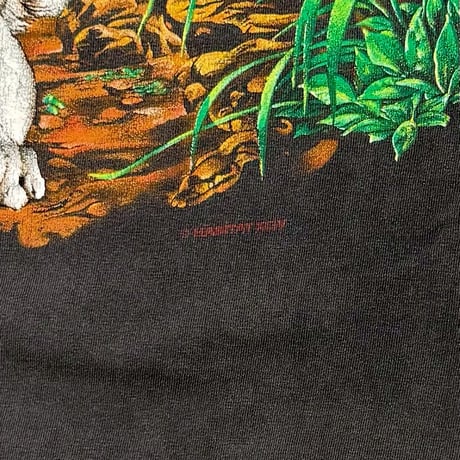 OLD & VINTAGE WHITE TIGER Trompe l’oeil SIGNAL XXL 0610
