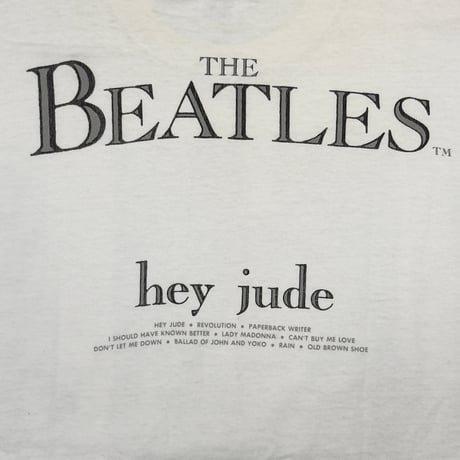 THE BEATLES hey jude FRUIT OF THE LOOM XL 9626