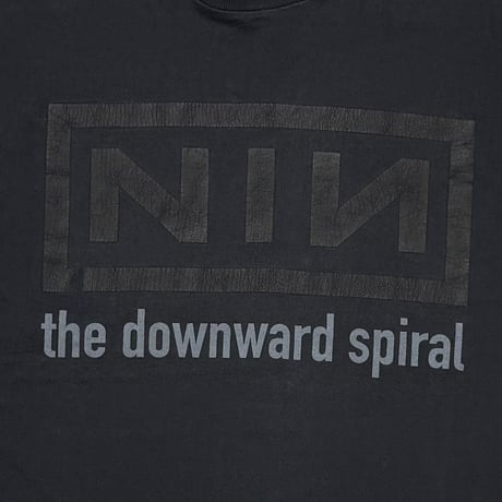 NINE INCH NAILS 1994 THE DOWNWARD SPIRAL SELF DESTRUCT LS FRUIT OF THE LOOM XL 2386