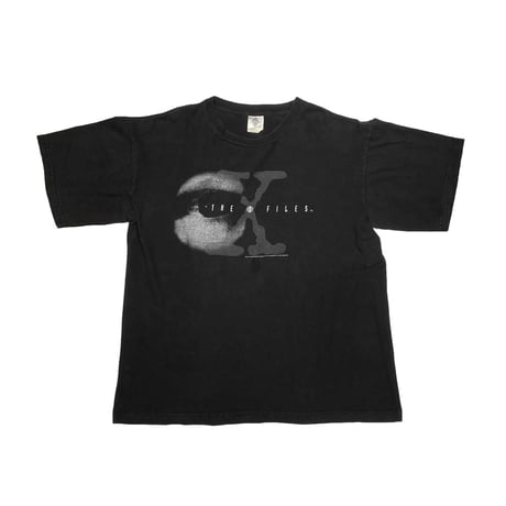 THE X FILE 1995 LOGO ON EYE TEE CHAMP XL 3014