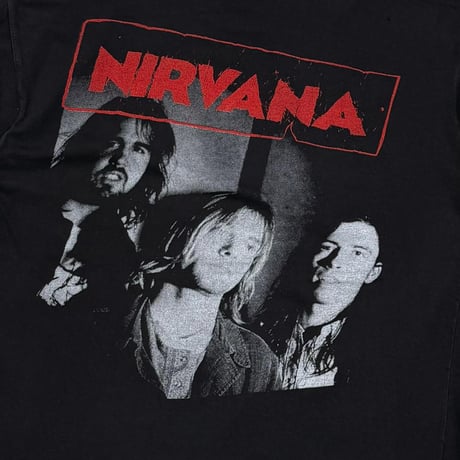 NIRVANA KURT COBAIN  MEMORIAL FACE LIKE SUICIDE BOOTLEG LS  BLACK LARGE 8311