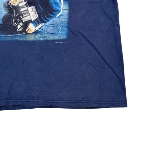NIRVANA KURT COBAIN THE END OF MUSIC NAVY FITS MEDIUM 3839