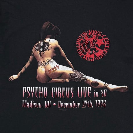 KISS PSYCHO CIRCUS LIVE RED HIP ROYAL AVALON XL 5678