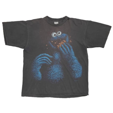 SESAME STREET COOKIE MONSTER BLACK OUT CHANGES FITS XL 2538