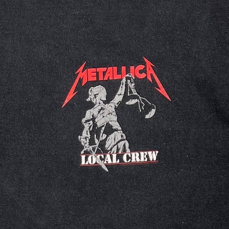 METALLICA LOCAL CREW 2000 AND JUSTICE FOR ALL GIANT LARGE 6378