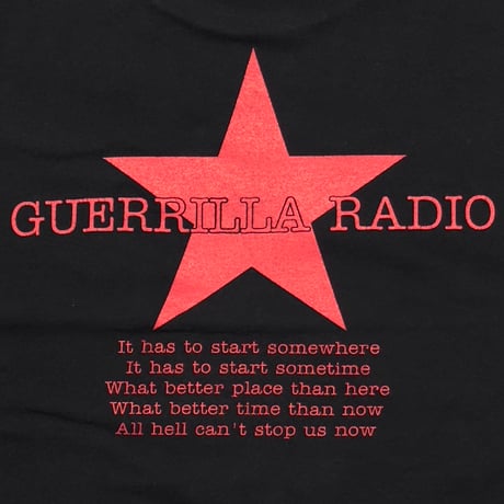 RAGE AGAINST THE MACHINE GUERILLA RADIO GIANT LARGE 6162
