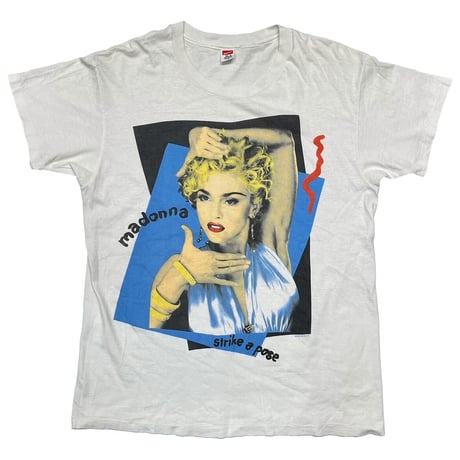 MADONNA BLOND AMBITION TOUR 1990 WHITE HANES XL 6978