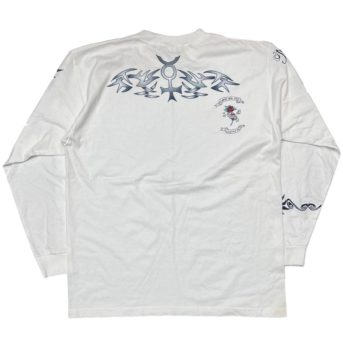DENNIS RODMAN TATTOO LS WHITE XL 0303 | greatLA