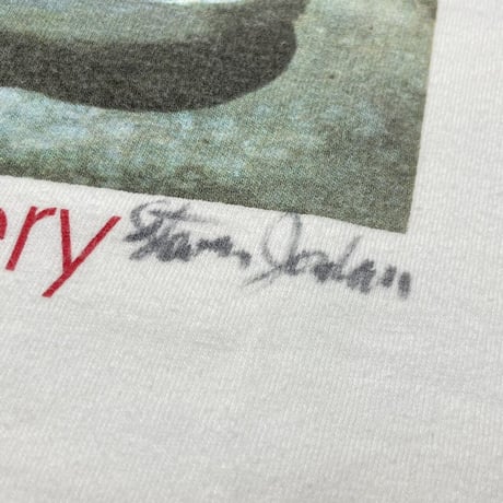 Budweiser STEVEN JORDAN GALLERY WHITE HANES LARGE 0392